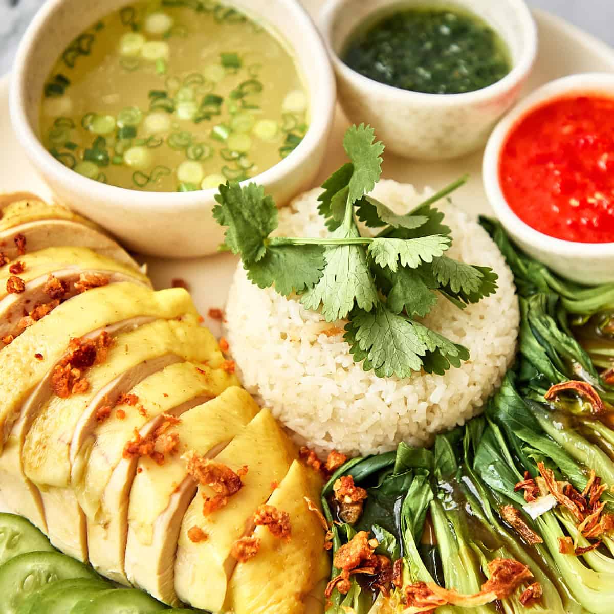 Hainanese Chicken Rice