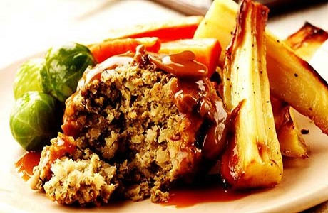 Vegan Nut Roast Dinner
